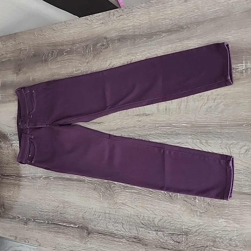 NYDJ Not Your Daughters Jeans Alina Legging Skinny Jeans Jegging Size 0 Plum